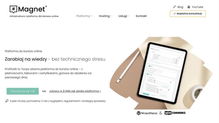 ProfitLMS (HashMagnet) — platforma LMS do sprzedaży kursów online