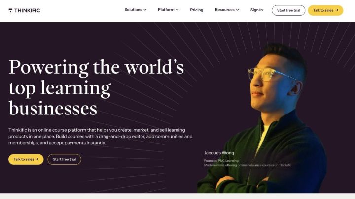 Thinkific — platforma do tworzenia i sprzedaży kursów online