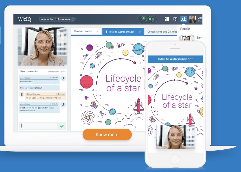 WizIQ — aplikacja mobilna i responsywnosc